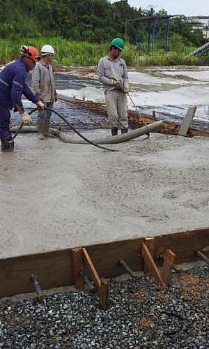 Concreto com fibras Concreto com fibras